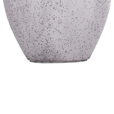 GARDEN PLANTERS SET 3PCS SERIES GARDENER HM4718 FIBERCLAY IN WHITE Φ55x54Hcm.