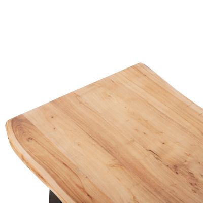 ХОЛНА МАСА МОНТАНА HM8166.21 ПЛОТ ДЕБЕЛИНА 4см.АКАЦИЕВО ДЪРВО В СВЕТЪЛ ЕСТЕСТВЕН ЦВЯТ 115x63x40Hcm.