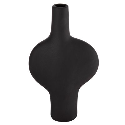 CERAMIC TABLE DECOR SERIES ARKEN HM4620.02 MATTE BLACK 19x7,5x33,5Hcm.
