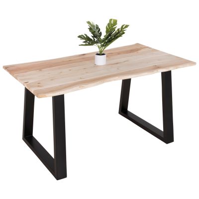 ТРАПЕЗНА МАСА MONTANA SLIM HM8163.21 АКАЦИЕВО ДЪРВО В СВЕТЪЛ ЕСТЕСТВЕН ЦВЯТ 140x80x77Hcm.