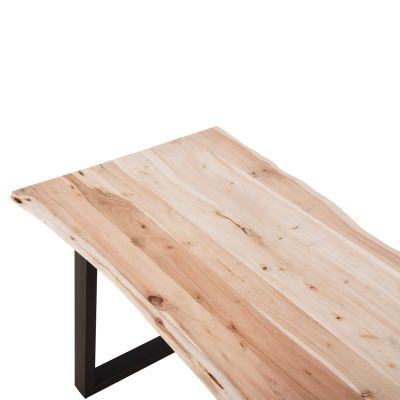 ТРАПЕЗНА МАСА MONTANA SLIM HM8163.21 АКАЦИЕВО ДЪРВО В СВЕТЪЛ ЕСТЕСТВЕН ЦВЯТ 140x80x77Hcm.