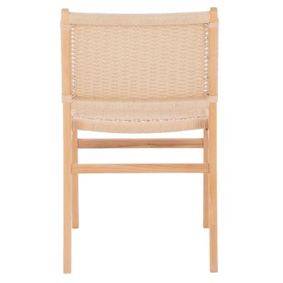 CHAIR HM9330.01 IGNACIO RUBBERWOOD KNITTED NATURAL ROPE 50X60X87H