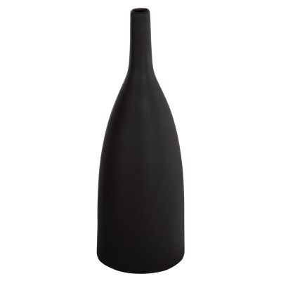 CERAMIC TABLE DECOR GALAD HM4634.02 BLACK MATTE Φ14x39H cm.