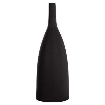 CERAMIC TABLE DECOR GALAD HM4634.02 BLACK MATTE Φ14x39H cm.