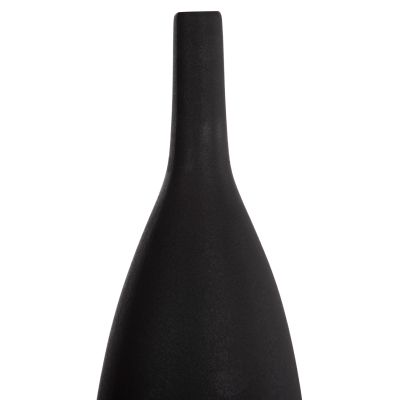 CERAMIC TABLE DECOR GALAD HM4634.02 BLACK MATTE Φ14x39H cm.