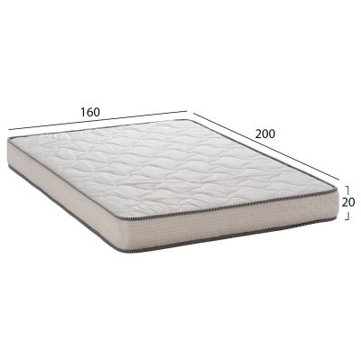 HM653.160 DREAMTOPIA mattress, series RELIEF, 160X200x16Hcm