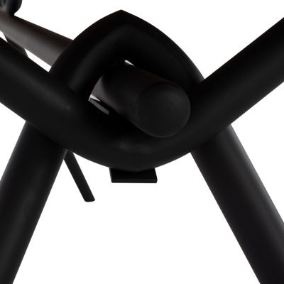 DINING TABLE MANDY HM9303.02 MDF TOP WITH WALNUT WOOD VENEER METAL LEGS 220x90x75H