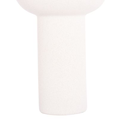 CERAMIC TABLE DECOR ELENDIL HM4602.01 OFF WHITE WITH CRYSTALLISATION Φ23x32H cm.