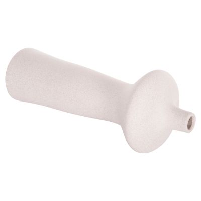 CERAMIC TABLE DECOR SCEPTER HM4636.01 OFF WHITE WITH CRYSTALLIZATION Φ18x49Hcm.