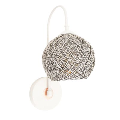 WALL SCONCE HM7641.03, WHITE, 25x25x25