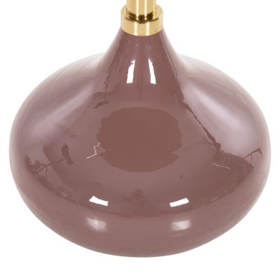 ПОМОЩНА МАСА КРЪГЛА UTRI HM4241.06 МЕТАЛ В ТОПЛО РОЗОВО-БЕЖОВО Φ46x46,5Hcm.