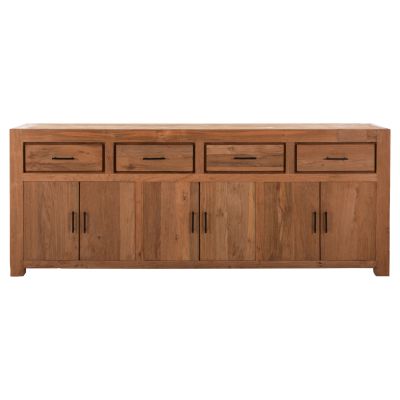 БЮФЕТ GRAYSON HM9802 РЕЦИКЛИРАНО ТИКОВО ДЪРВО НАТУРАЛНО 220x50x90Hcm.