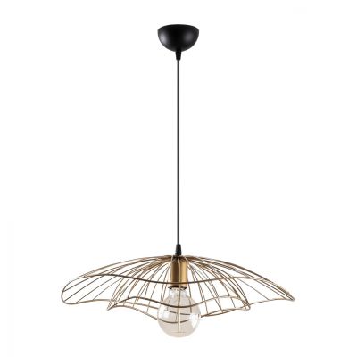 METALLIC PENDANT LIGHT IN GOLD HM7229.04 Φ50x111 cm.