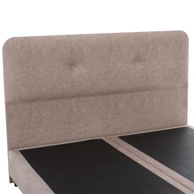 Легло FB9637.22 DOLORES, бежов плат тип НАБУК, 150x200