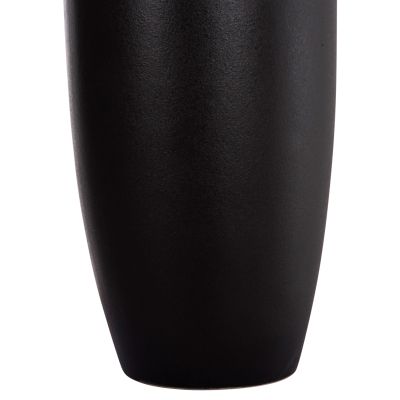 CERAMIC TABLE DECOR "GALAD" HM4587.02 BLACK MATTE Φ17,5x40Hcm.