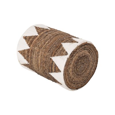 КРЪГЛИ КОШНИЦИ БЕЗ КАПАК 3БР HM4307 РУШ В ЕСТЕСТВЕНО-БЯЛО Φ42x56Hсм.