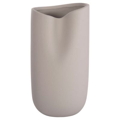 CERAMIC TABLE DECOR GLAZE HM4607.03 MATTE GREY 15,2x15x30Hcm