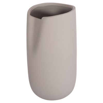 CERAMIC TABLE DECOR GLAZE HM4607.03 MATTE GREY 15,2x15x30Hcm