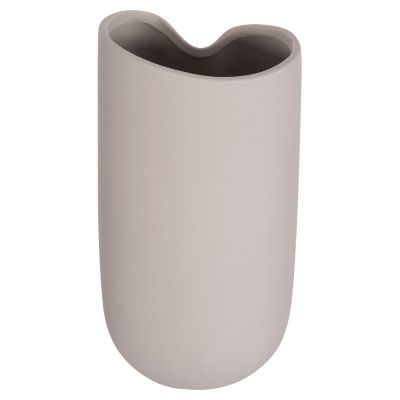 CERAMIC TABLE DECOR GLAZE HM4607.03 MATTE GREY 15,2x15x30Hcm
