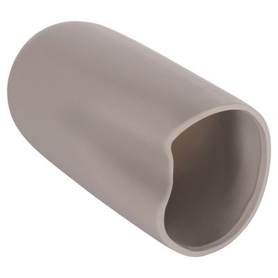 CERAMIC TABLE DECOR GLAZE HM4607.03 MATTE GREY 15,2x15x30Hcm