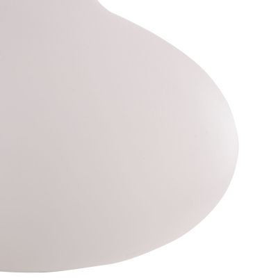 SET OF 3 TABLE DECORATIVE VASES DENI HM21141 FIBER CEMENT IN WHITE