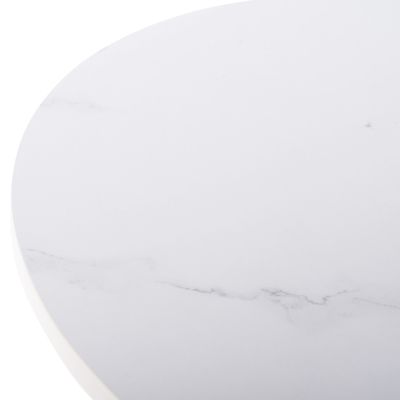 ХОЛНА МАСА ACRYLON HM9779.01 HPL БЯЛ МРАМОР-АКРИЛНИ КРАКА Φ40x41Hcm.