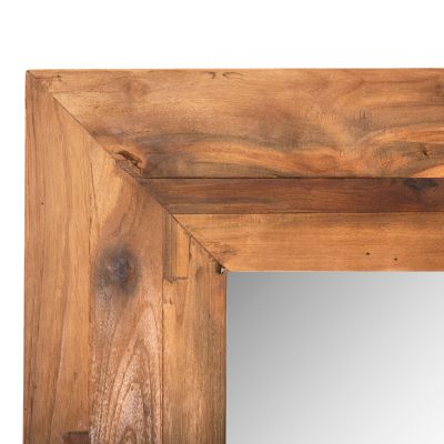 WALL MIRROR YORKSHIRE HM4267 RECYCLED TEAK WOOD FRAME 90x182cm.