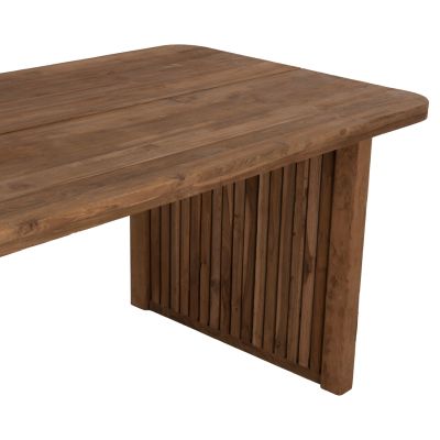 DINING TABLE BONTANG HM9641 RECYCLED TEAK IN NATURAL RUSTIC COLOR 200x90x76Hcm.