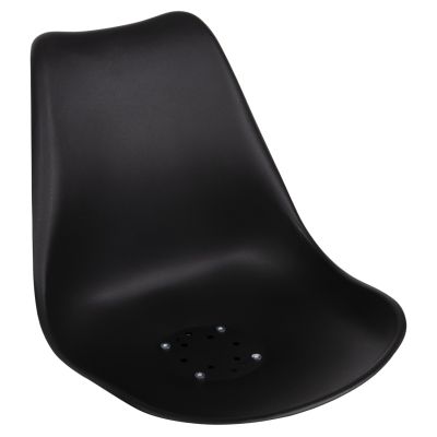 REPLACEMENT SEAT/BACKREST FOR BAR STOOL VEGAS HM8000.12 BLACK POLYPROPYLENE