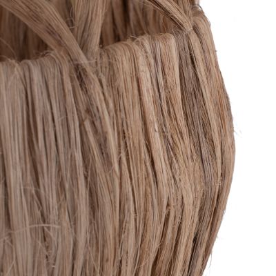 CEILING PENDANT SPHERICAL WITH ABACA FIBERS IN NATURAL 44x44x46-80Hcm.HM7779