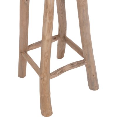BAR STOOL KONT HM9338 SOLID TEAK NATURAL Φ34,5Χ71,5Hcm.