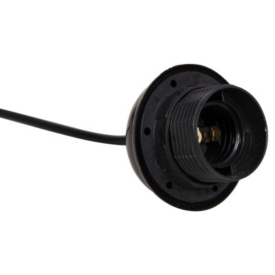 ОКАЧВАЩ КАБЕЛ ЗА ПЕНДЕЛ С ФОНДУШКА В ЧЕРНО HM4187