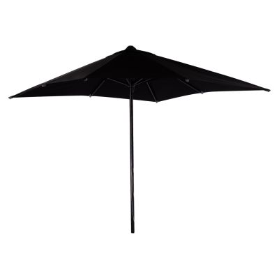 PROFESSIONAL 3x3x2,83M ALUMINUM UMBRELLA WITH ACRYLIC CLOTH IN BLACK SHADE HM6026.03