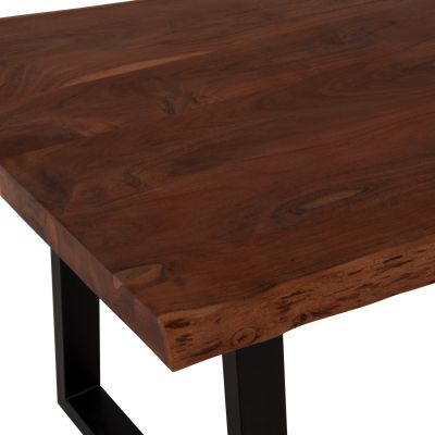DINING TABLE MONTANA HM9620.11 SOLID ACACIA WOOD 240x100x77Hcm. 4cm TABLETOP THICKNESS