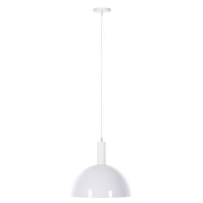 CEILING PENDANT LAMP HM4111 WHITE METAL BELL Φ29.5Χ119Hcm.