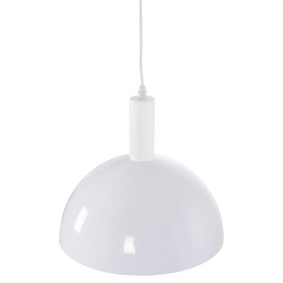 CEILING PENDANT LAMP HM4111 WHITE METAL BELL Φ29.5Χ119Hcm.