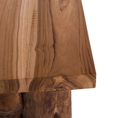 CONSOLE FB99336 SOLID TEAK NATURAL 100X35X75H