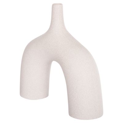 CERAMIC TABLE DECOR SERIES ISIL HM4601.01 OFF WHITE WITH CRYSTALLISATION 35x10x32.5Hcm.