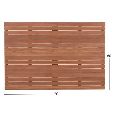 TABLETOP RECTANGULAR HM18138 TEAK WOOD--NATURAL COLOR 120x80x4(thickness)cm.
