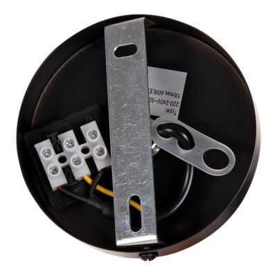 CEILING PENDANT LUMINAIRE HM4095 BLACK METAL 33x33x134Hcm.