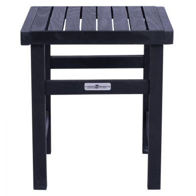 Stool-Table Black Koli 40x40x45cm HM289.04