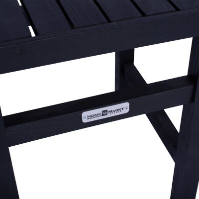 Stool-Table Black Koli 40x40x45cm HM289.04