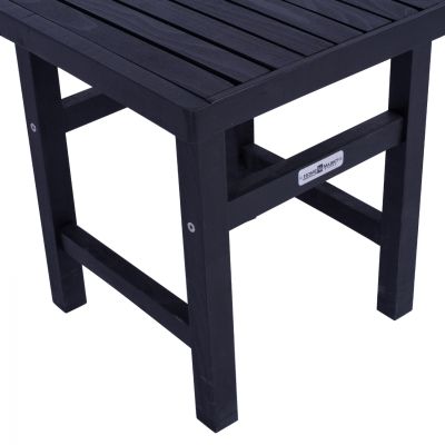 Stool-Table Black Koli 40x40x45cm HM289.04