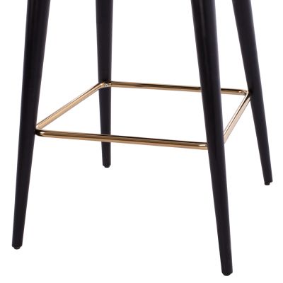 БАР СТОЛ MARCELLO PROFESSIONAL HM9280.13 ТИП НАБУК ДЪРВО КИПАРИС ЗЕЛЕН 50x49,5x101,5Hcm.