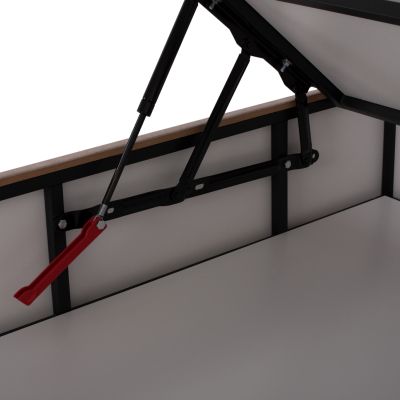 HM631.22 легло DOLORES, място за съхранение, бежов плат, 160x200