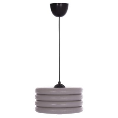 CEILING PENDANT HM7655.04, GREY WOODEN RINGS, Φ23x57