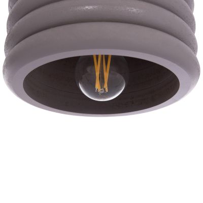 CEILING PENDANT HM7655.04, GREY WOODEN RINGS, Φ23x57