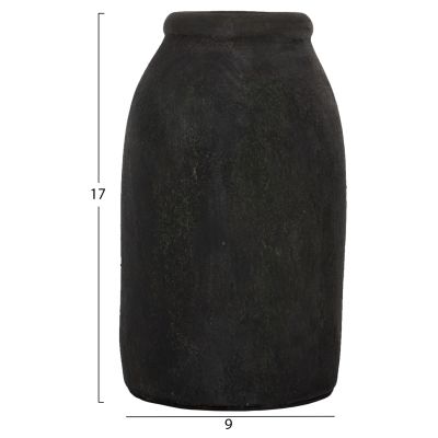 DECOR VASES 3PCS HM7711 TERRACOTTA FOSSIL GREY