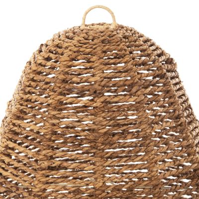 CEILING PENDANT LAMP HM4034 DRIED BANANA TREE FIBERS IN BROWN COLOR Φ100x100-105Hcm.