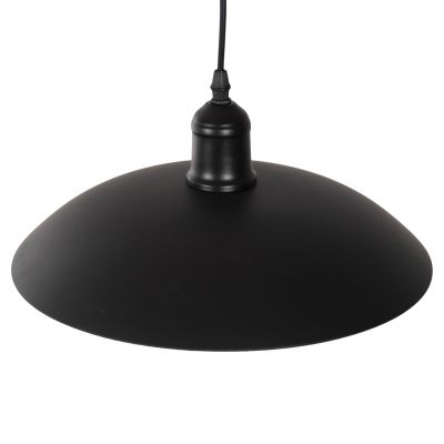 CEILING PENDANT LAMP HM4135 BLACK METAL CAP Φ31x110H cm.